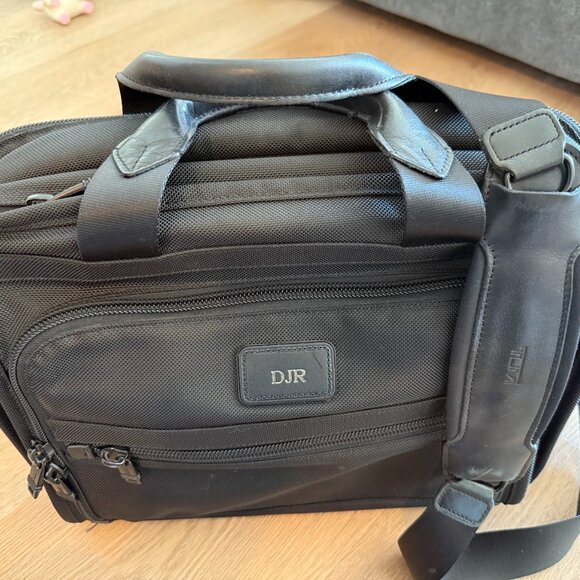 Tumi Alpha Ballistic Briefcase Laptop Computer Bag Expandable Black 26132DH - Picture 2 of 16